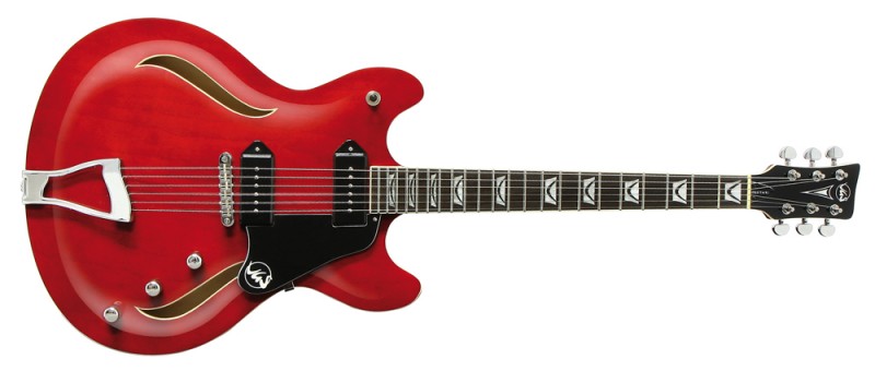 VGS Guitare électrique Select Series Mustang VSH-110 Transparent Cherry Red