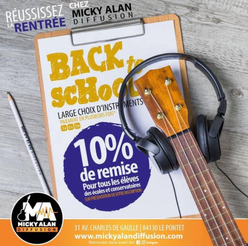 C'est la rentrée chez Micky Alan Diffusion !