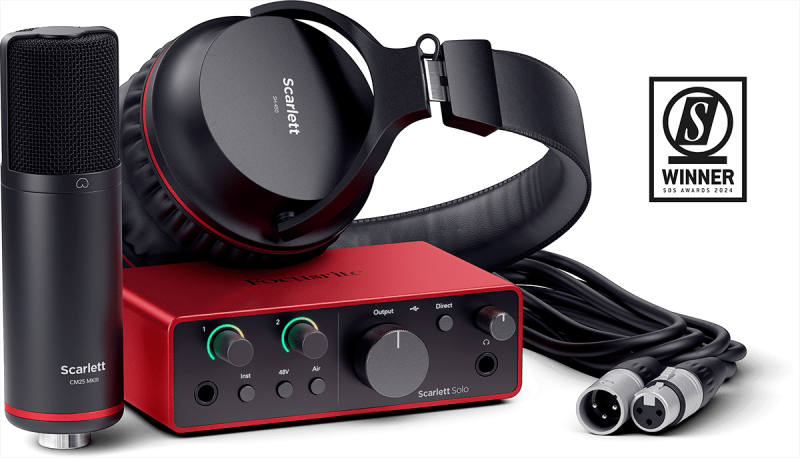 Focusrite Scarlett Studio : des packs complets pour démarrer votre home studio