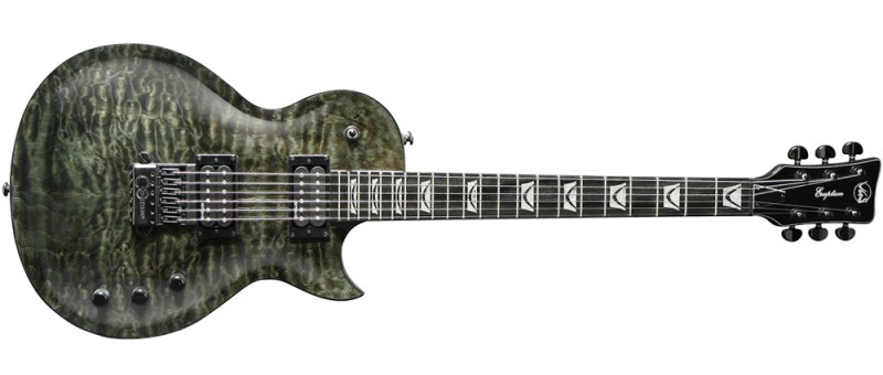 VGS Guitare électrique Select Series Eruption EVERTUNE Jet Black Faded